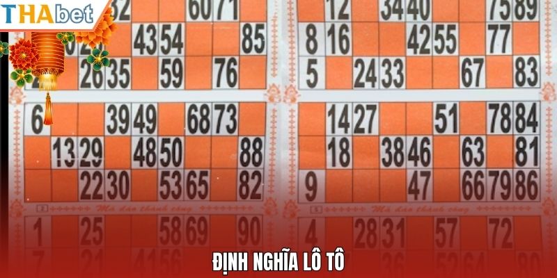 Định nghĩa lô tô