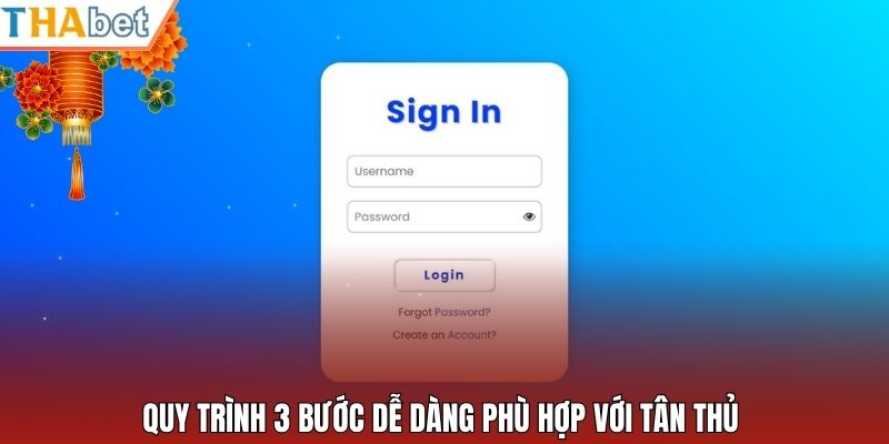 Quy trình 3 bước dễ dàng phù hợp với tân thủ 